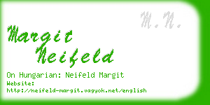 margit neifeld business card